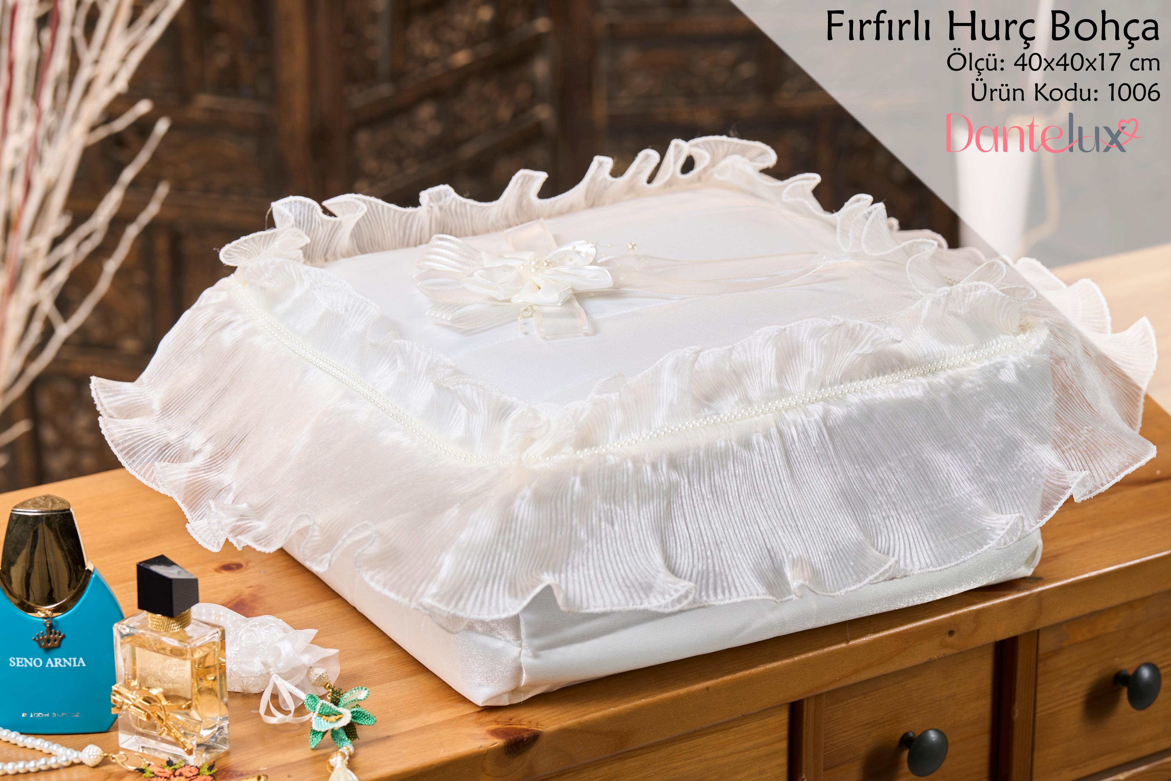 Fırfırlı Kare Hurç Bohça