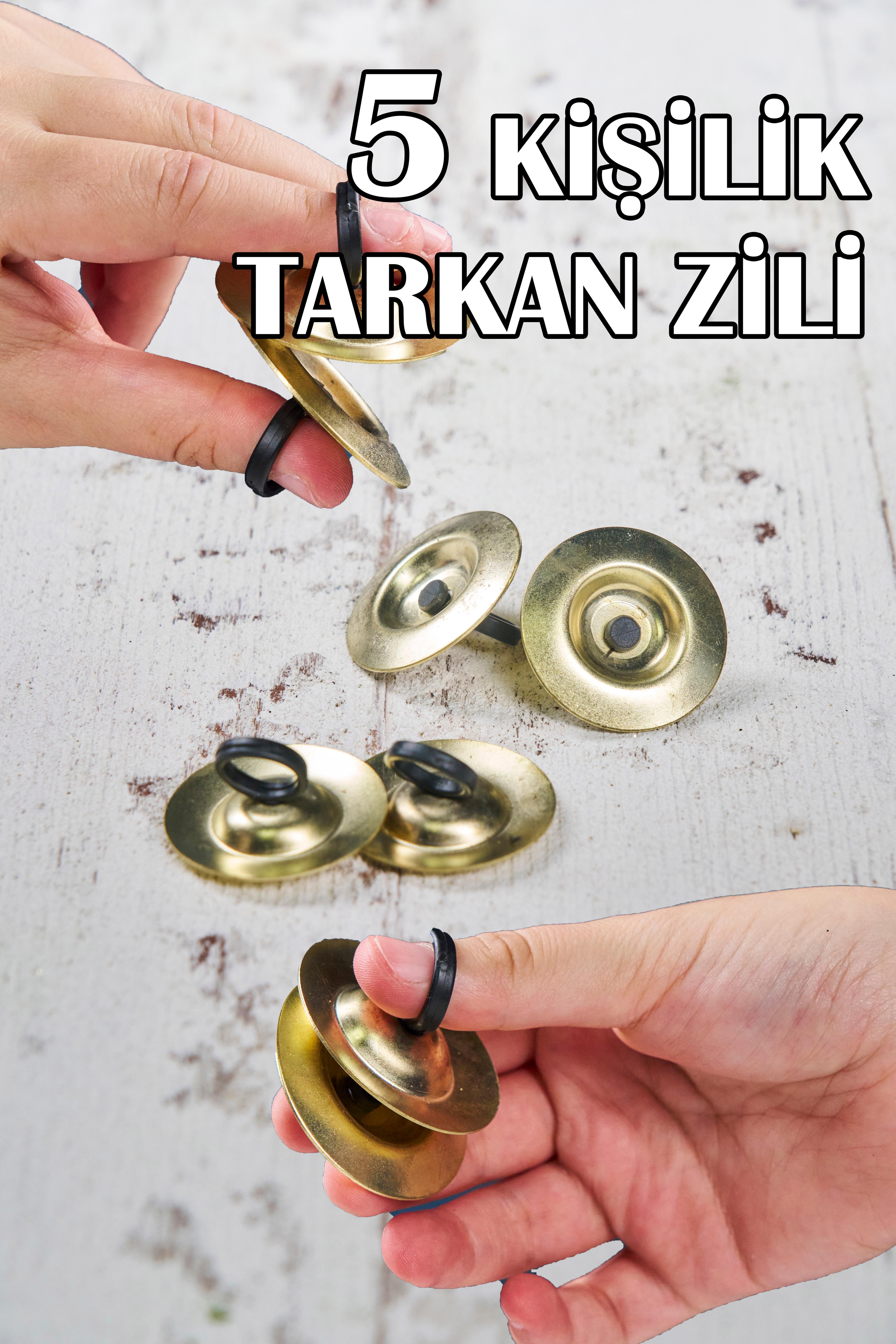 5 Kişilik Metal Tarkan Zili (5 Kişinin, 2 Eline Yetecek Adet Kadar)