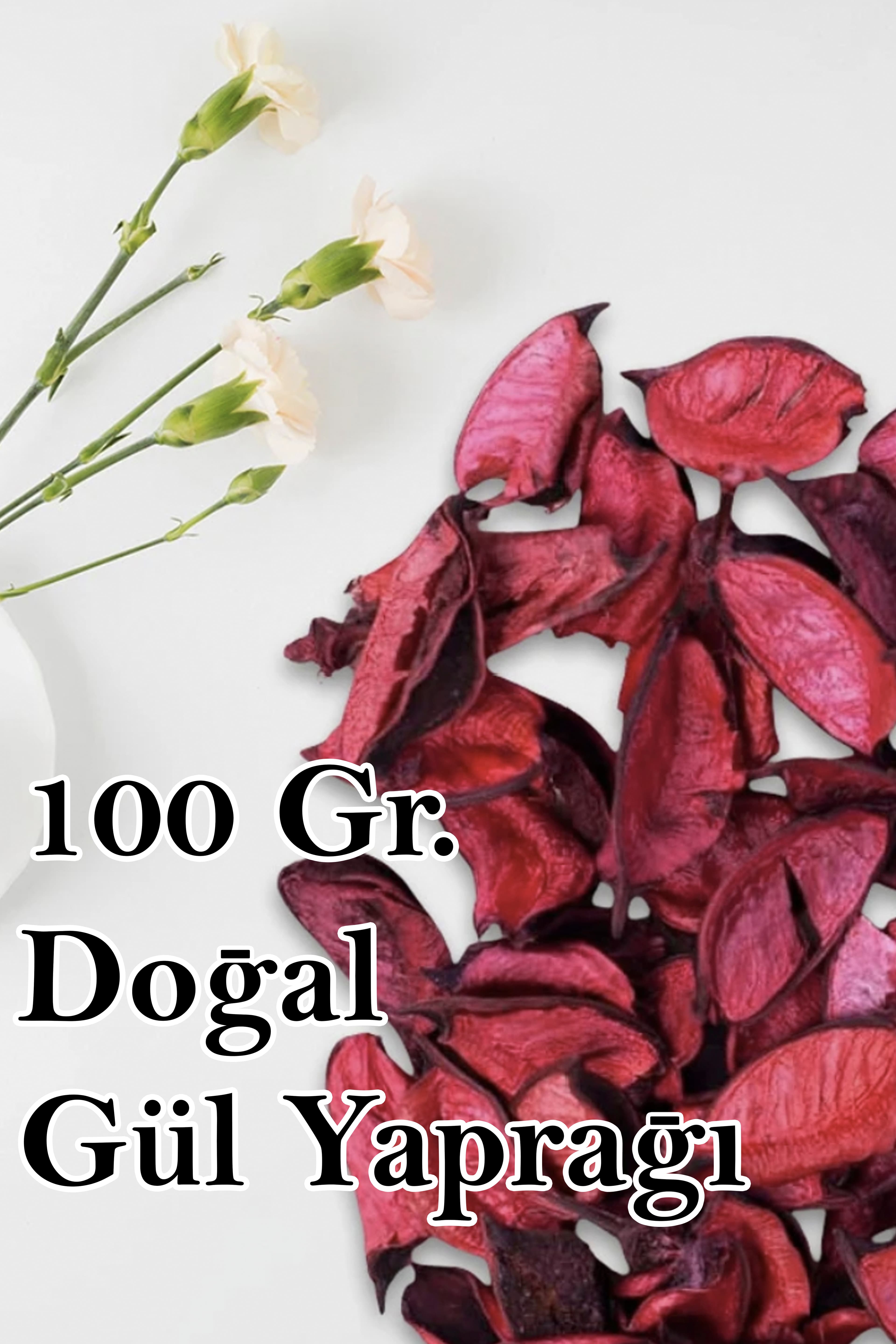 100 Gr. Doğal Gül Yaprağı (Kurutulmuş Gerçek Gül Yaprağı)