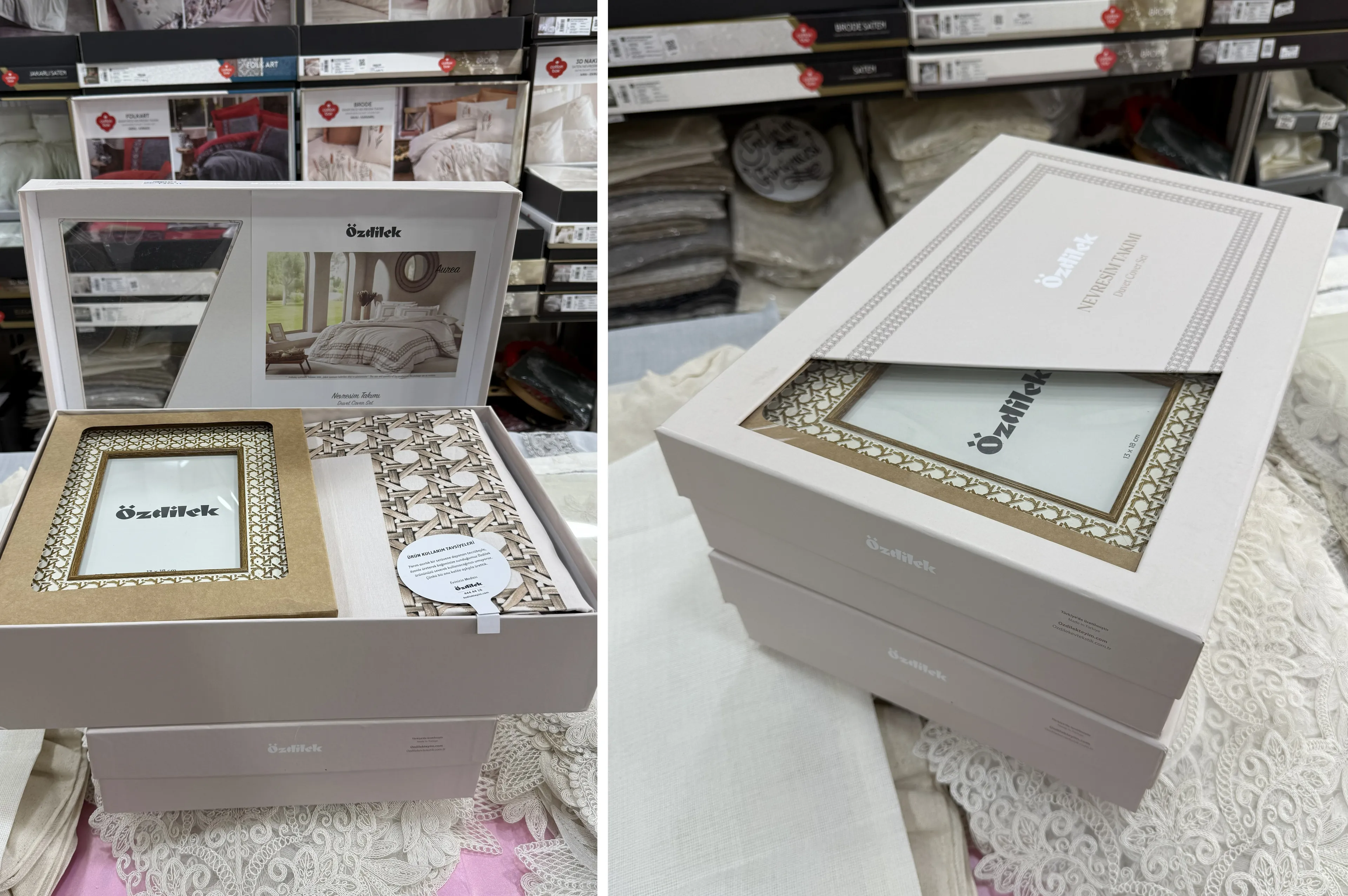 Çerçeve Hediyeli Özel Seri Nevresim Takımı - Sınırlı Stok (5 Parça)