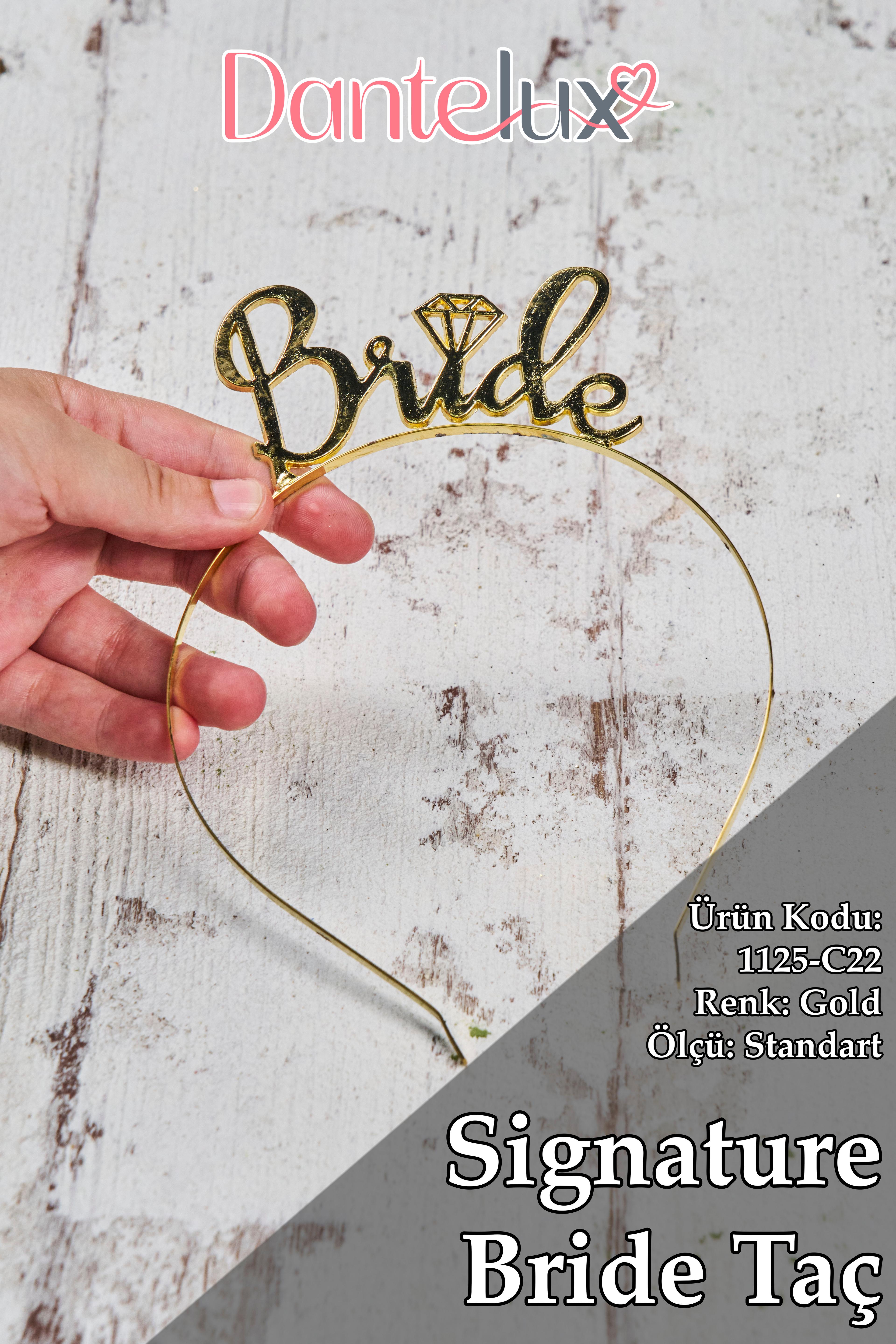 Signature Bride Taç - GOLD