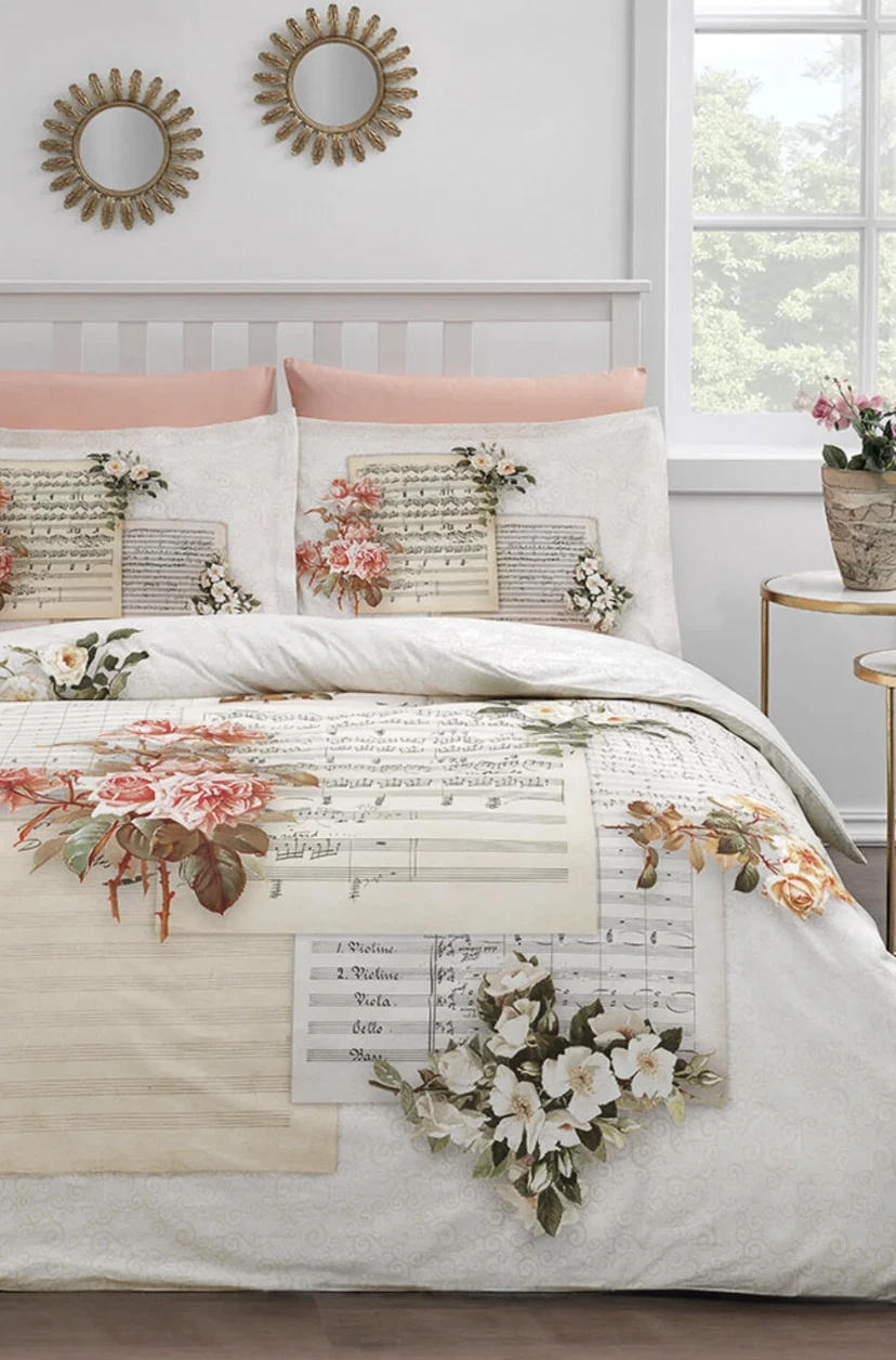 %100 Pamuklu Çift Kişilik Nevresim Takımı (4 Parça) Sınırlı Stok - 21. Model