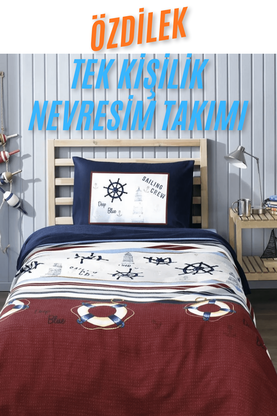 %100 Pamuklu Tek Kişilik Nevresim Takımı (3 Parça) Sınırlı Stok - 2. Model