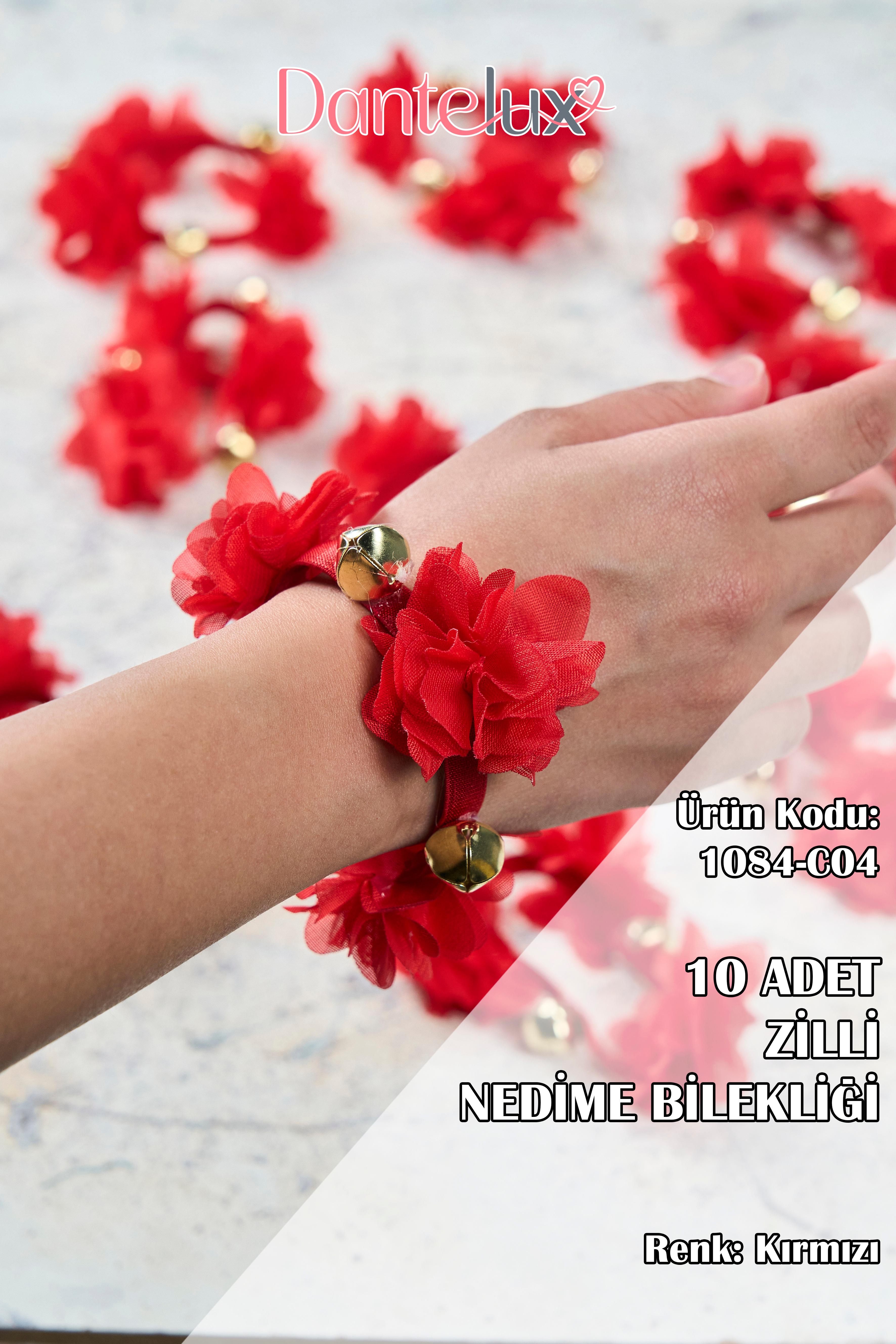 10 Adet Zilli Nedime Bilekliği - Bekarlığa Veda Bilekliği