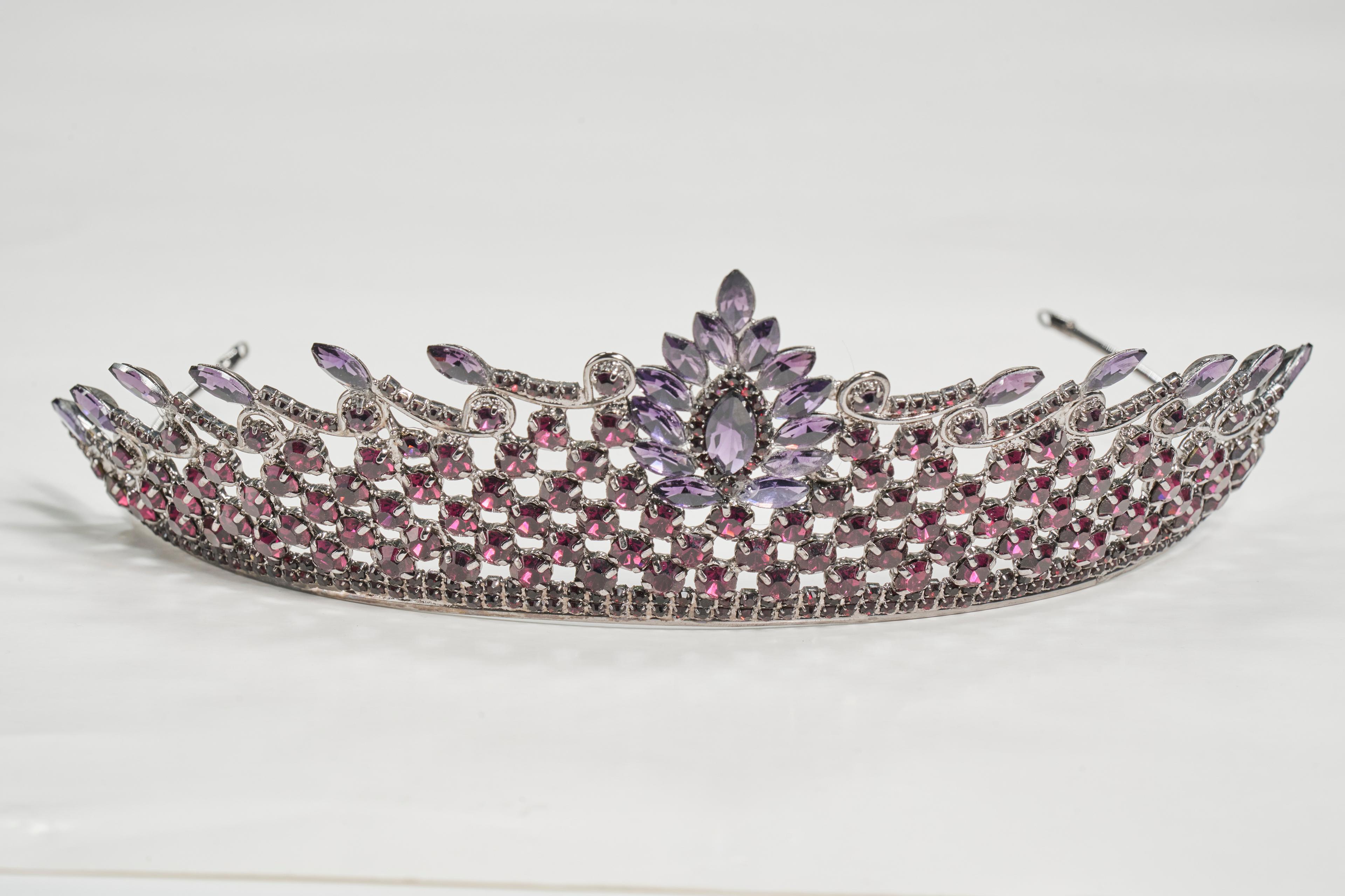 Ruby Gelin Tacı Baş Aksesuarı - MOR