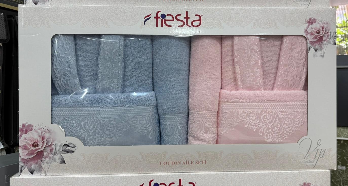 Fiesta Kampanyalı Bornoz Takımı - Özel Fiyat Sınrılı Stok - Ücretsiz Kargo - 4. Model