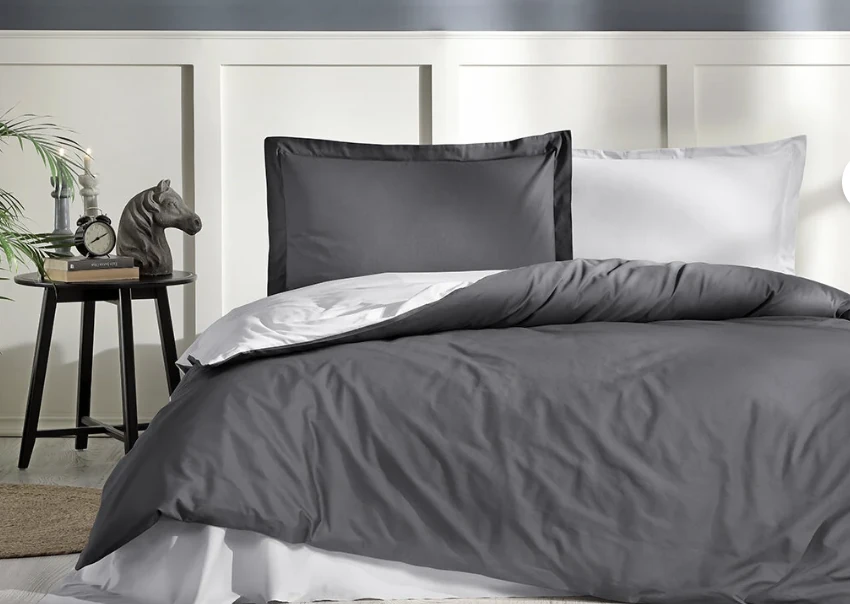 %100 Pamuklu Çift Kişilik Nevresim Takımı (4 Parça) Sınırlı Stok - 14. Model