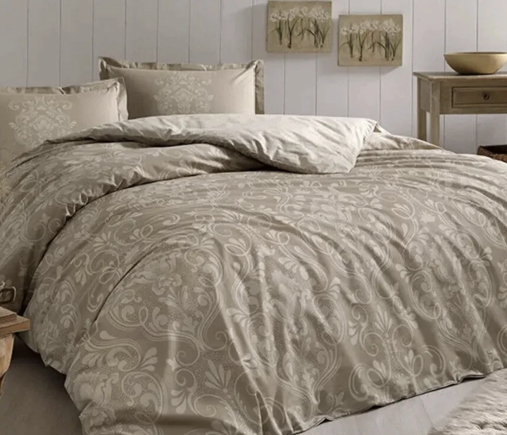 %100 Pamuklu Çift Kişilik Nevresim Takımı (4 Parça) Sınırlı Stok - 12. Model