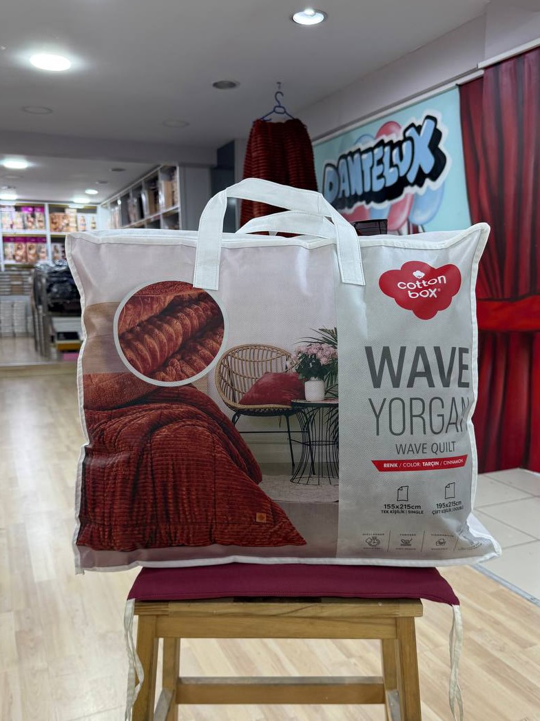 Wave Çift Kişilik Yorgan (195x215 cm) - TARÇIN