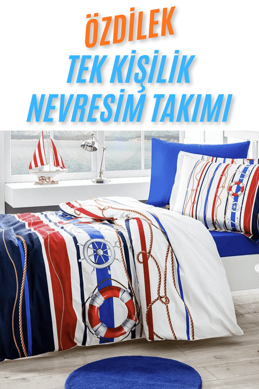 %100 Pamuklu Tek Kişilik Nevresim Takımı (3 Parça) Sınırlı Stok - 1. Model