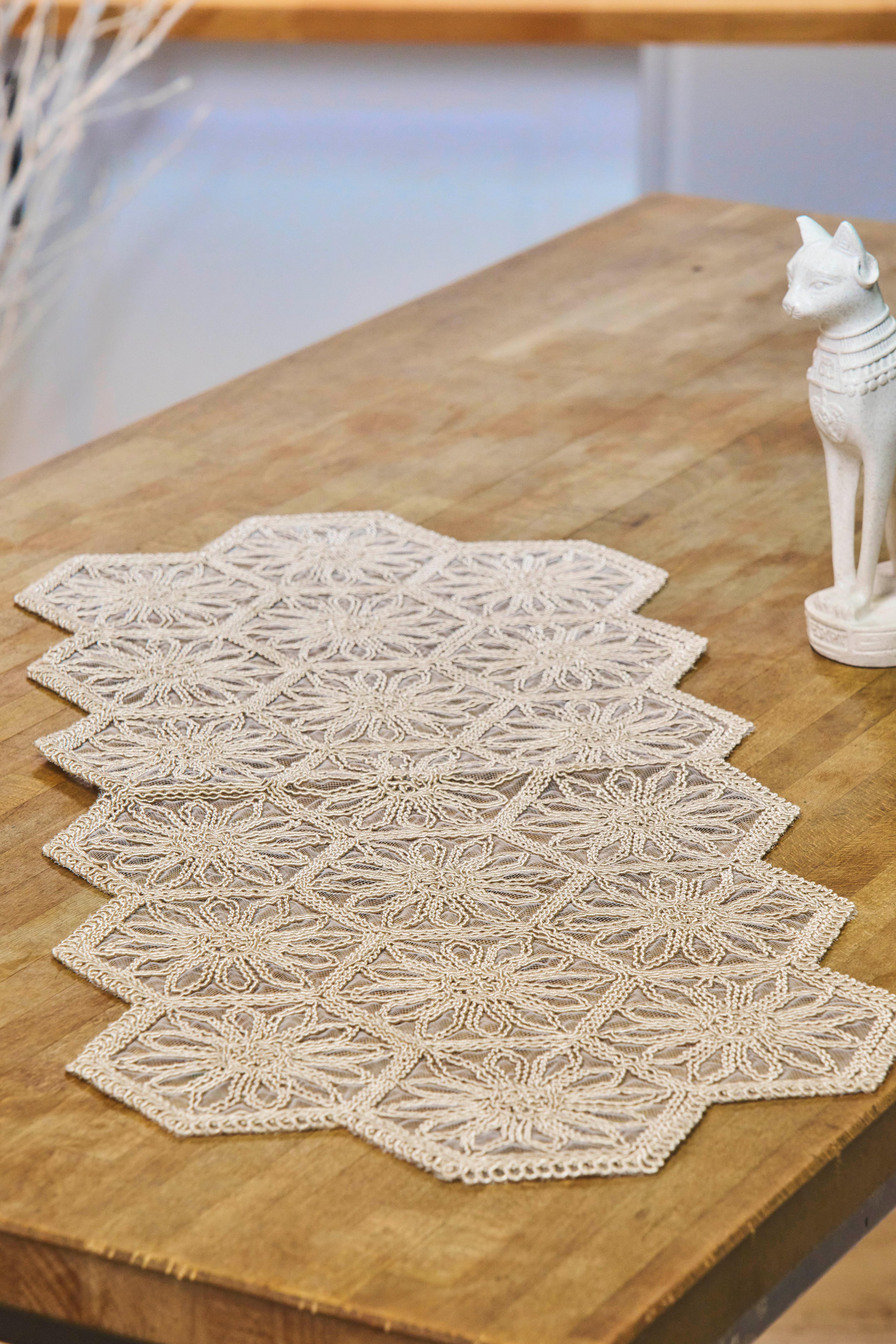 Trnje Örme Runner (100x40 cm) - KAHVE