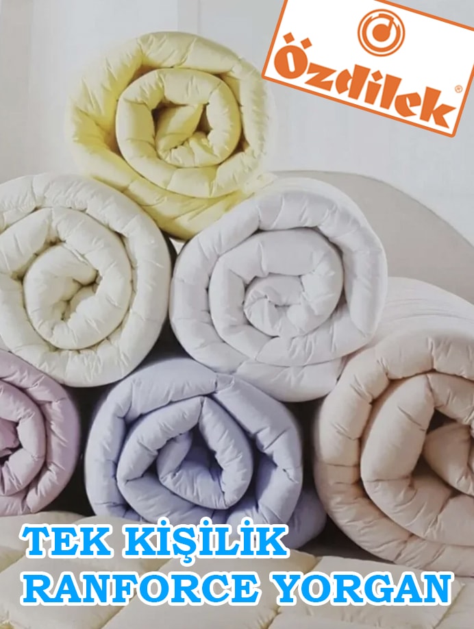 Ranforce Beyaz Yorgan - Tek Kişilik