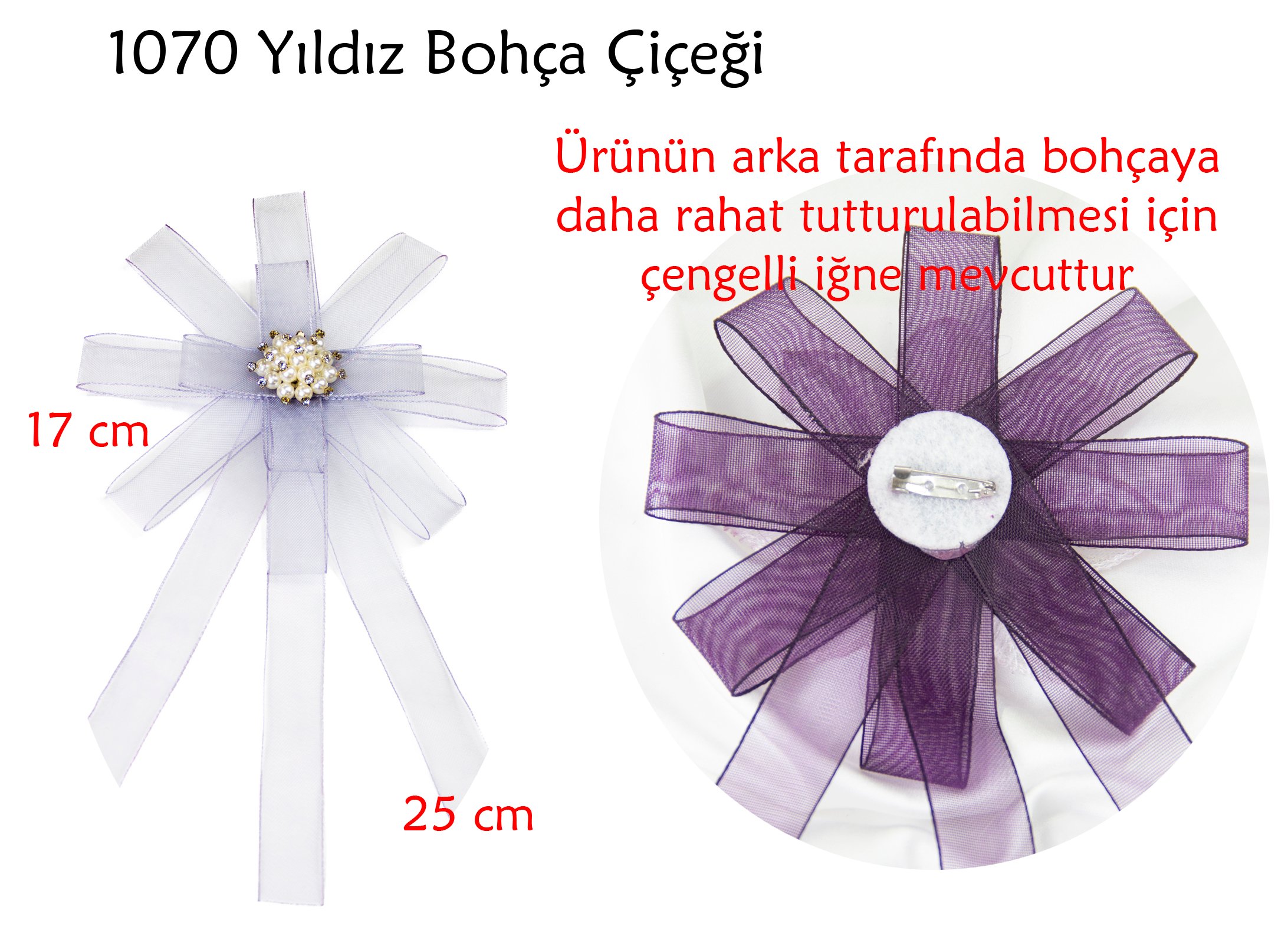 Yıldız Bohça Süsleme Çiçeği