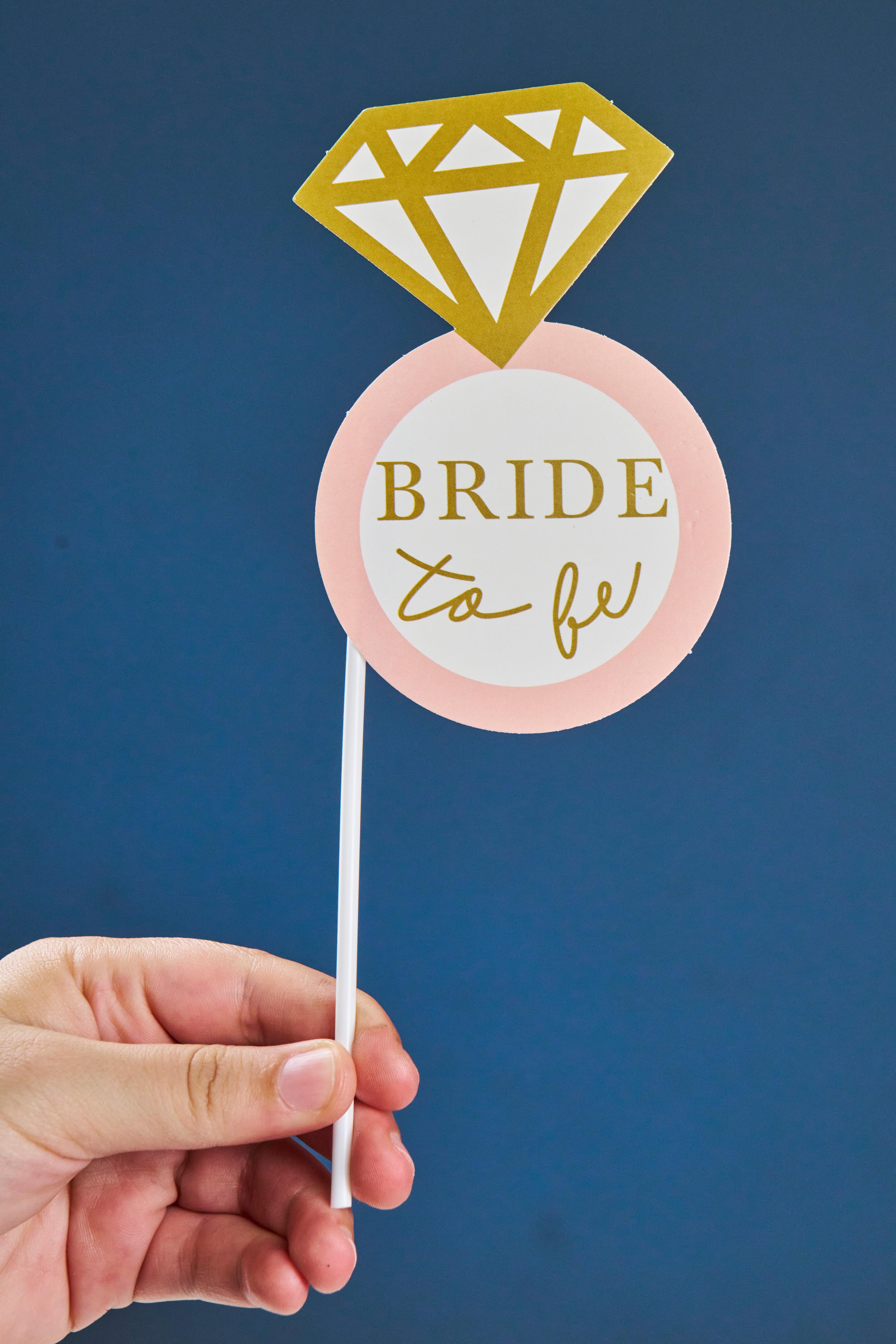 10 Adet "Bride To Be" Konuşma Balonu
