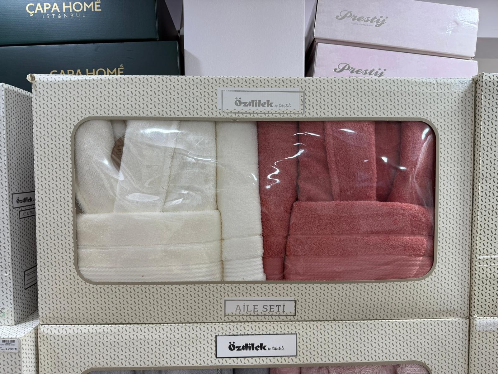 Özdilek Kampanyalı Bornoz Takımı - Özel Fiyat Sınrılı Stok - Ücretsiz Kargo - 5. Model