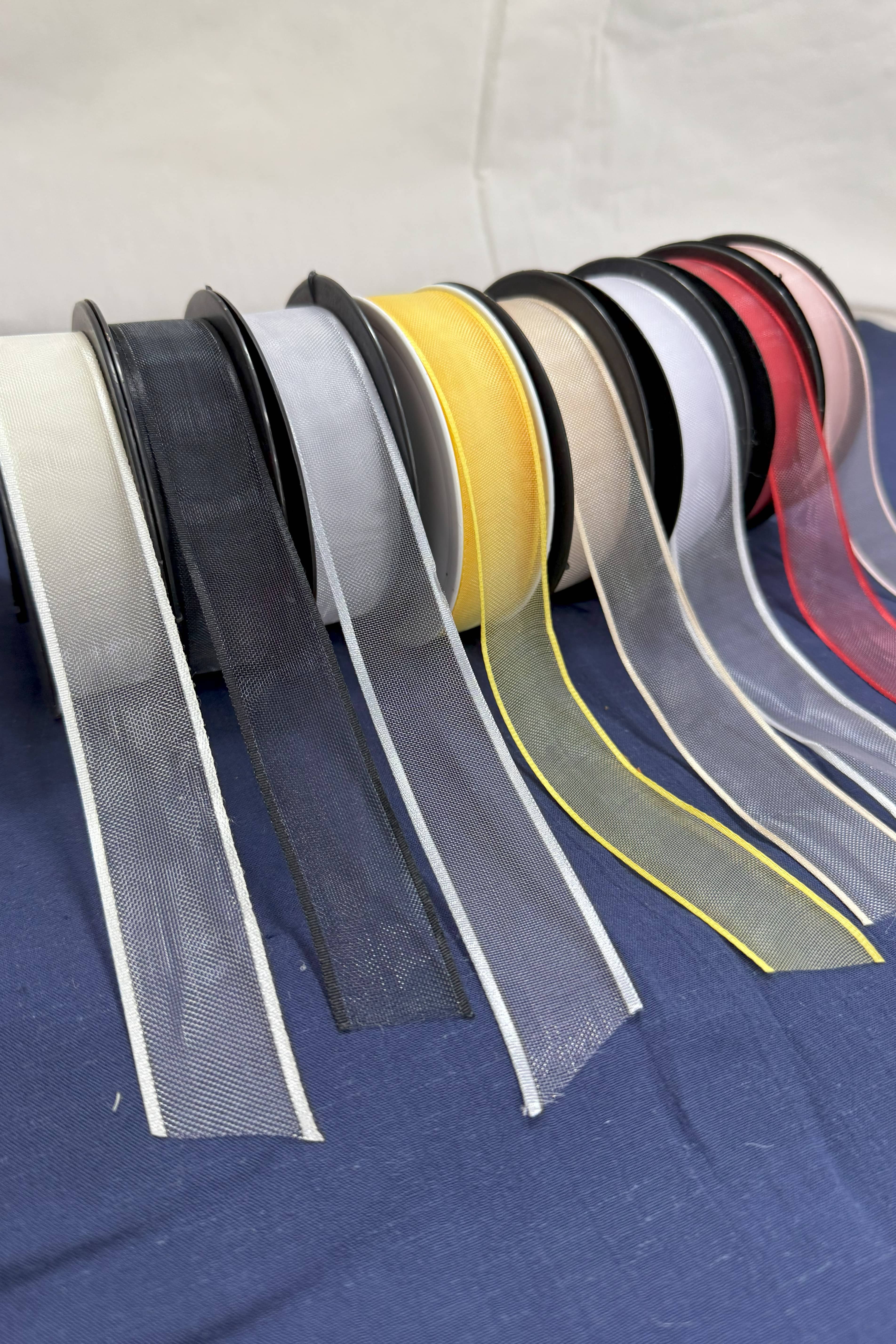 Şifon Kurdele (2,5 x 20 Metre) Tül Bohça Süsleme Kurdelesi