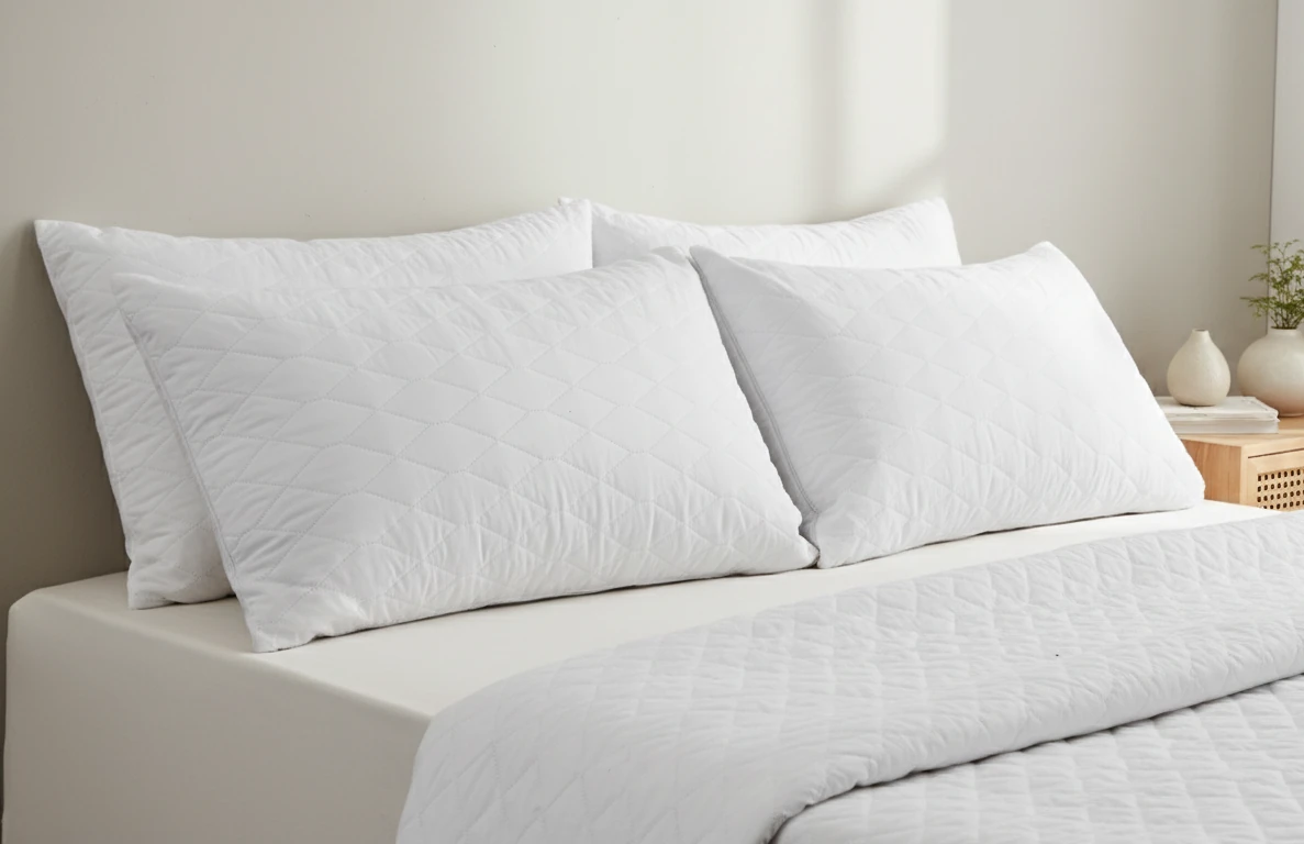 2 Adet Fermuarlı Kapitone Yastık Alezi (50x70 cm)