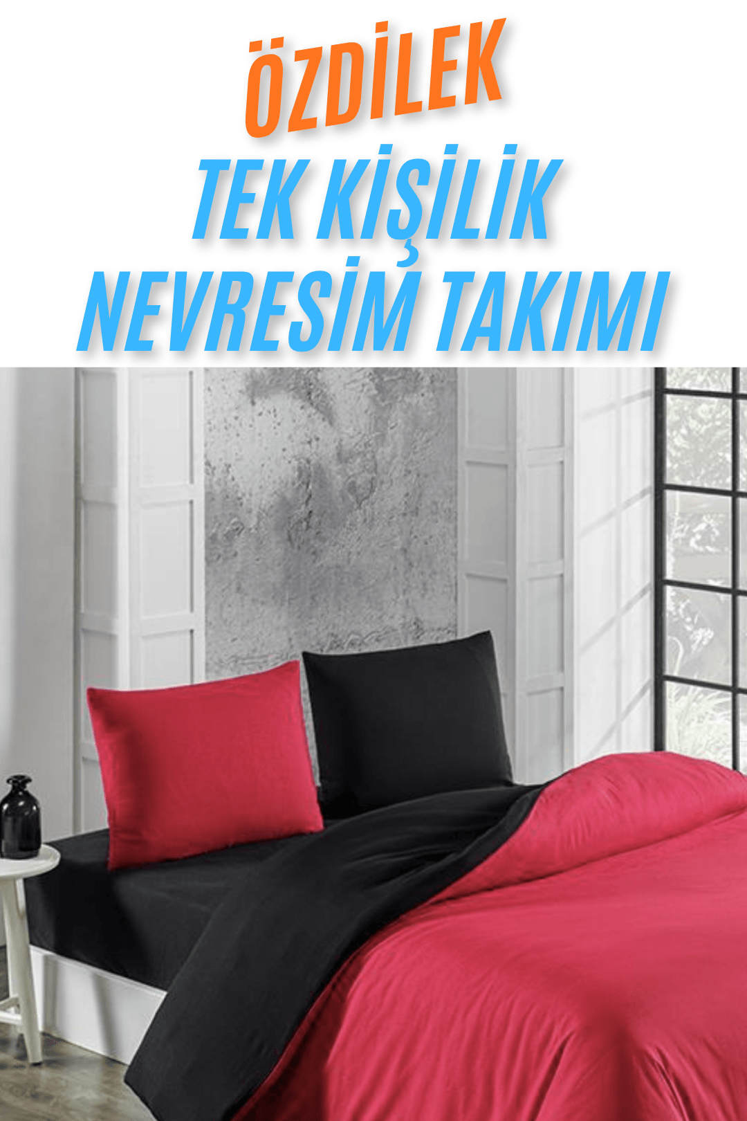 %100 Pamuklu Tek Kişilik Nevresim Takımı (3 Parça) Sınırlı Stok - 4. Model