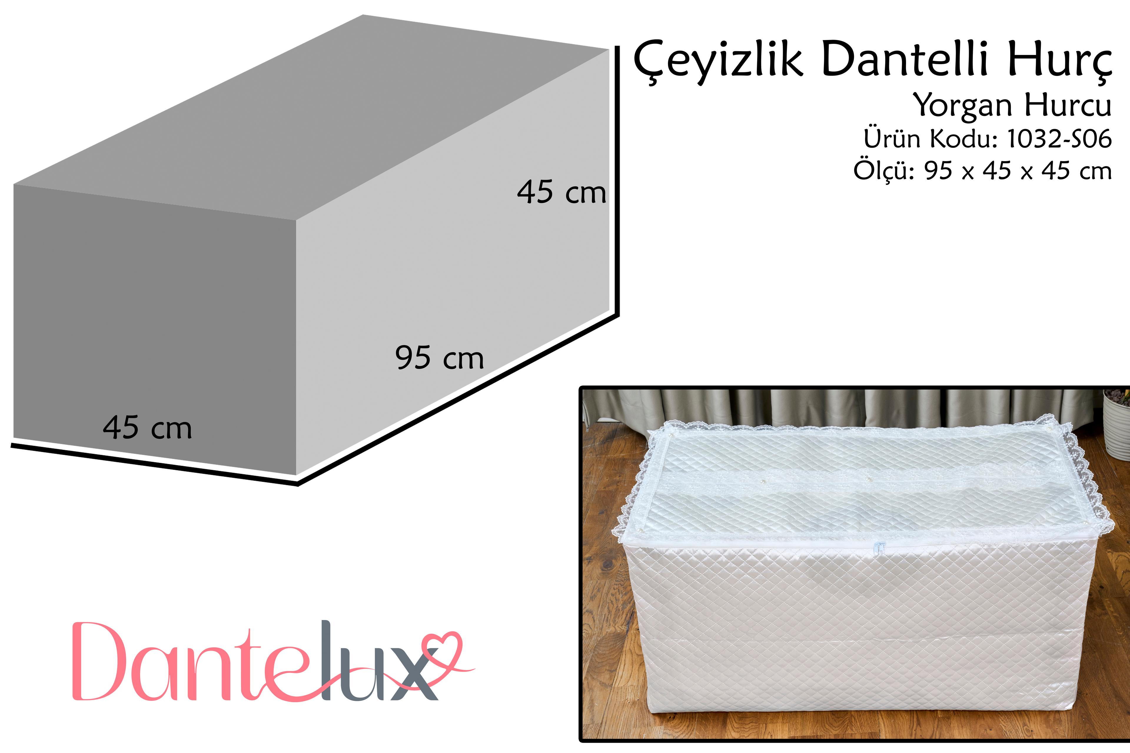 Çeyizlik Dantelli Hurç - Yorgan Hurcu