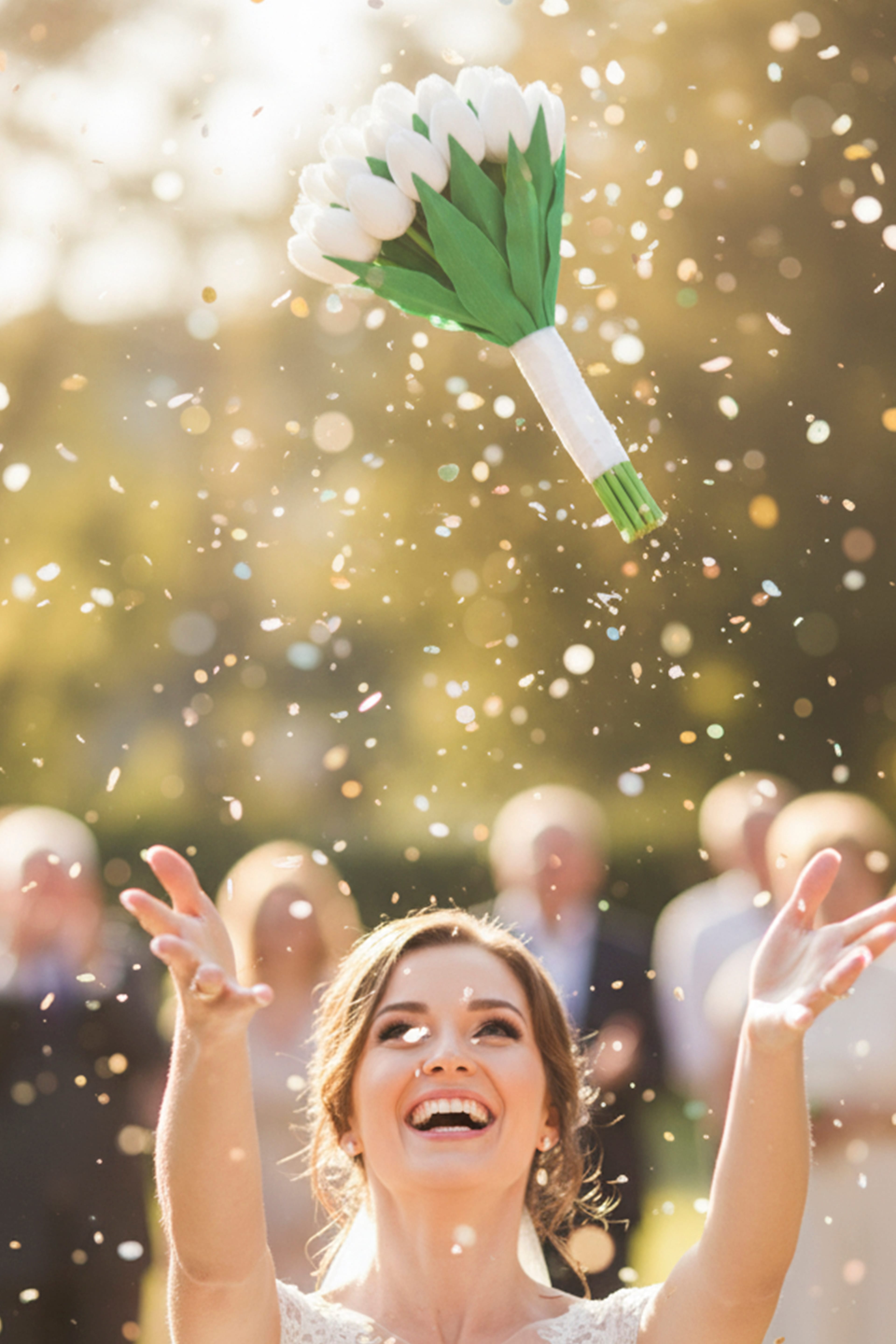 Islak Lale Gelin Buketi