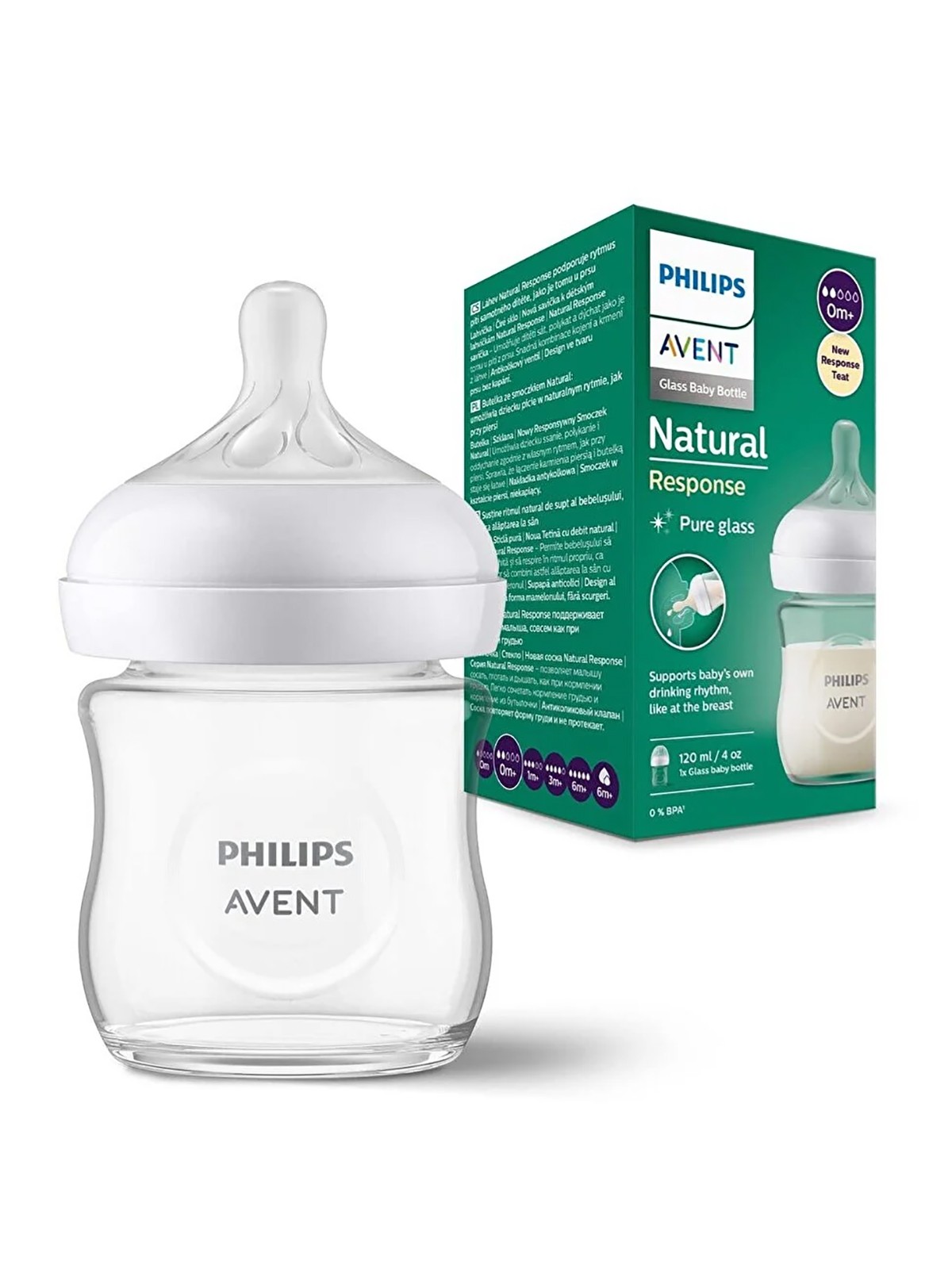 Philips Avent Natural Response  Cam Biberon 0 Ay+120 ml