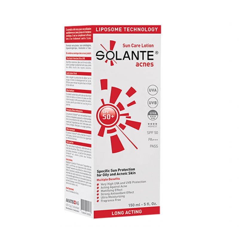 Solante Acnes Sun Care Losyon SPF50 150 ml