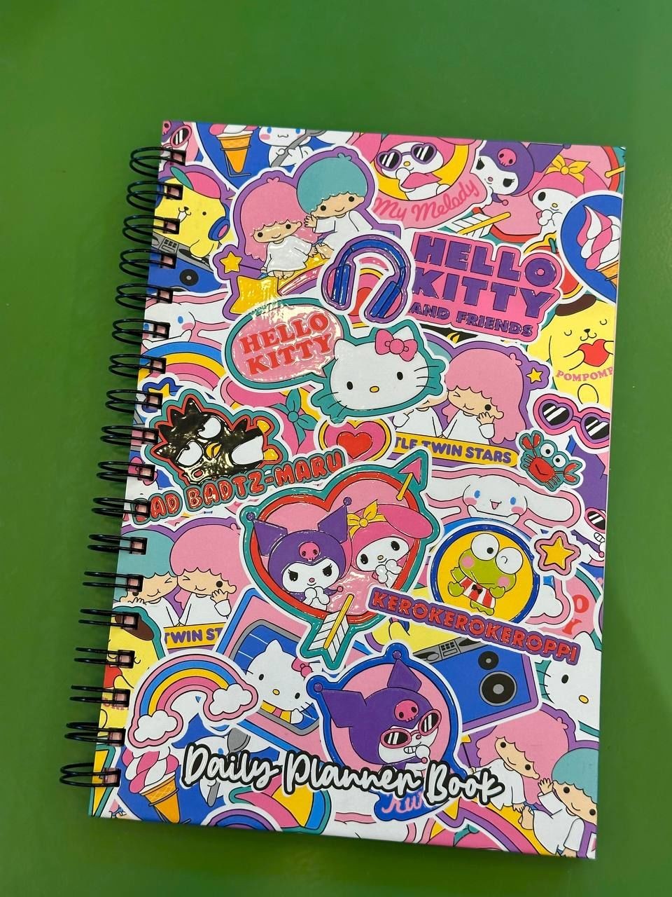 Hello Kitty Daily Planner Book 5 Sayfa Stickerli Günlük Planlayıcı Defter