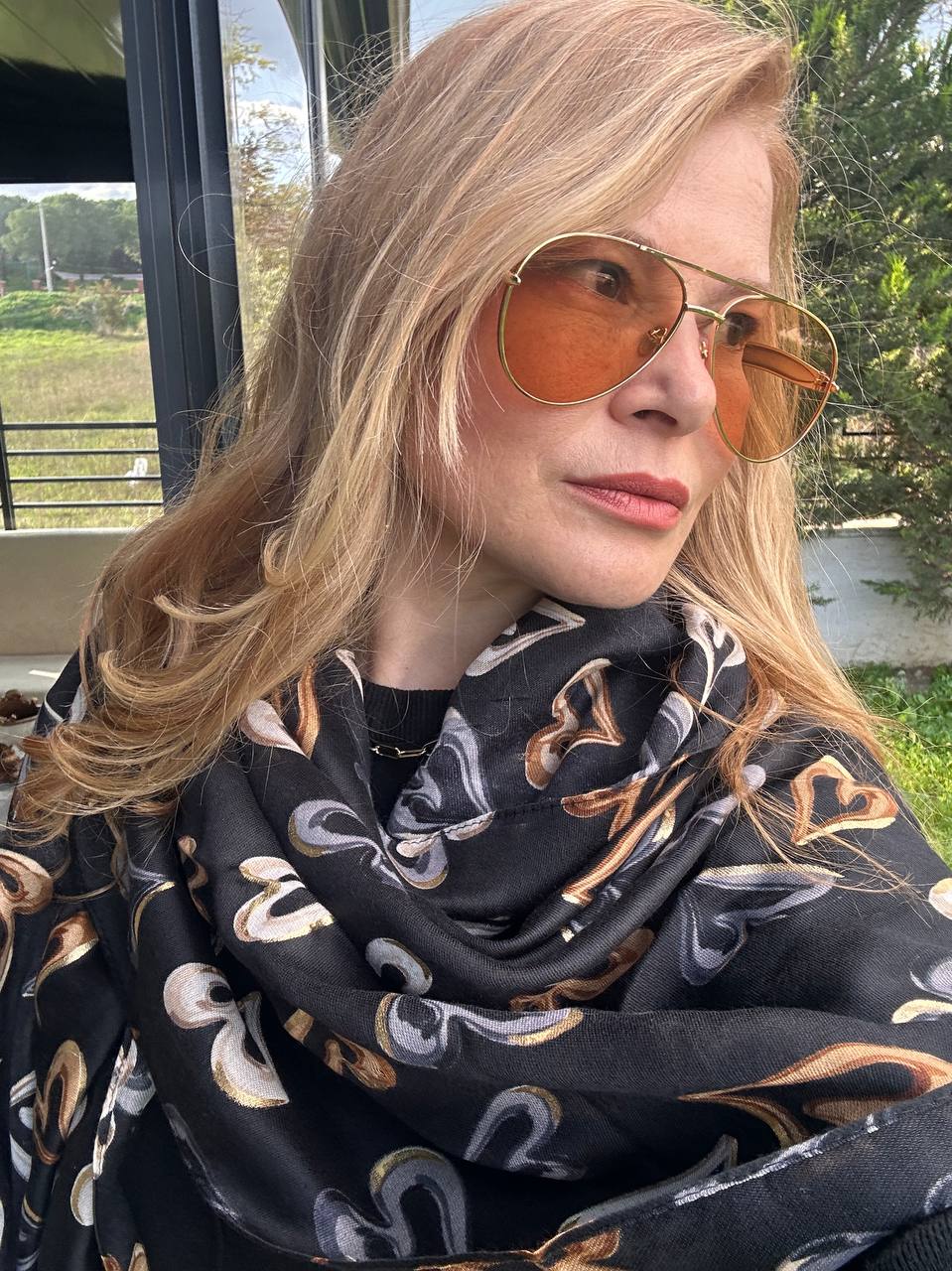 Renkli Desenli Lüks Pamuklu Kumaş Şal 180 cm. x 85 cm.