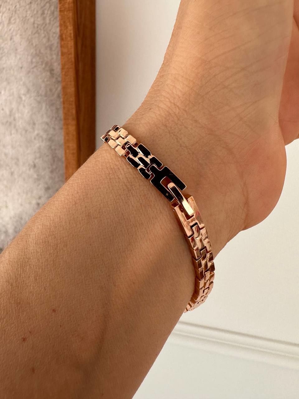 Vip Çelik Gold Renk Antialerjik Bileklik Uzunluk 18,5 cm.