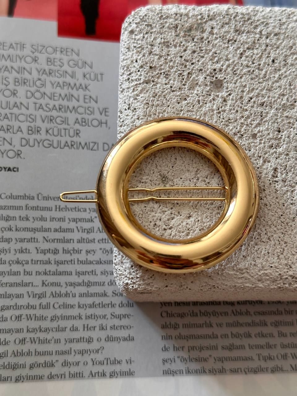 Gold Renk Metal Yan Toka En Boy 5 cm.