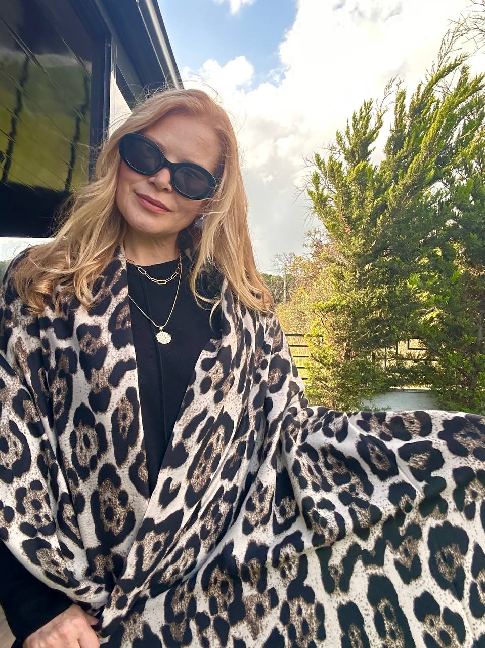 Renkli Desenli Lüks Pamuklu Kumaş Şal 180 cm. x 85 cm.