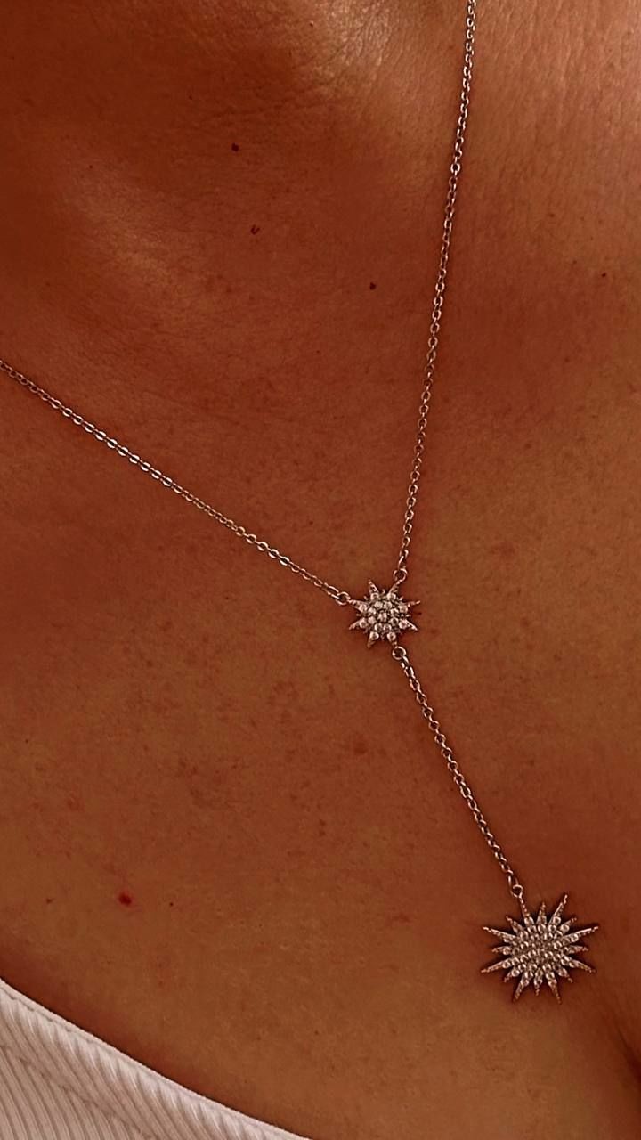 Vip Çelik Platin Renk Zirkon Taş Antialerjik Kolye Uzunluk 47 cm.