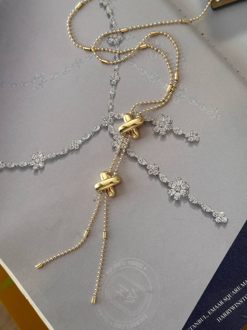 Vip Çelik Gold Renk Topçuk Zincir Detaylı Tasarım Kolye Uzunluk 55 cm.