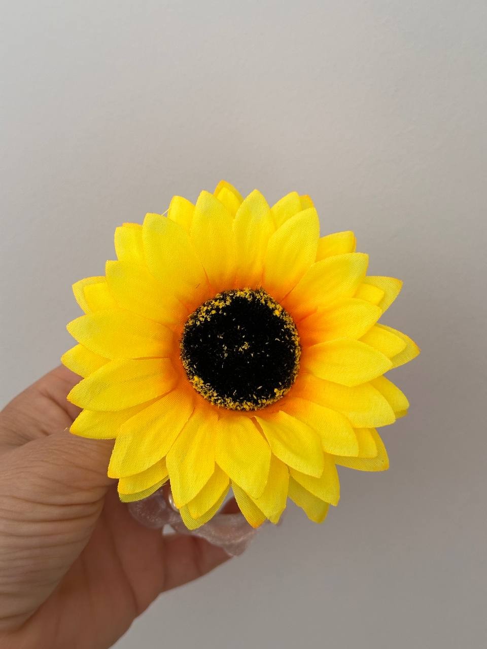 Ayçiçeği Figürlü Lastik Toka Genişlik 10 cm.