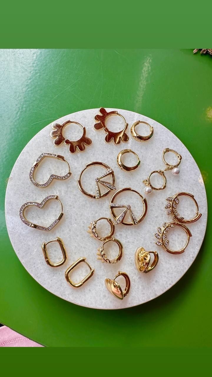 Vip Çelik Gold Renk Antialerjik Bombeli Minimal Halka Küpe Genişlik 1 cm.