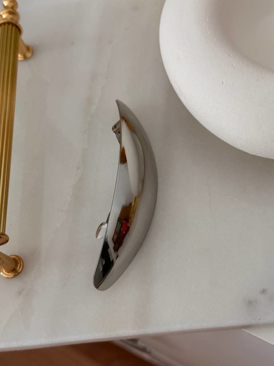 Gümüş Renk Metal Klips Toka Uzunluk 10,5 cm.