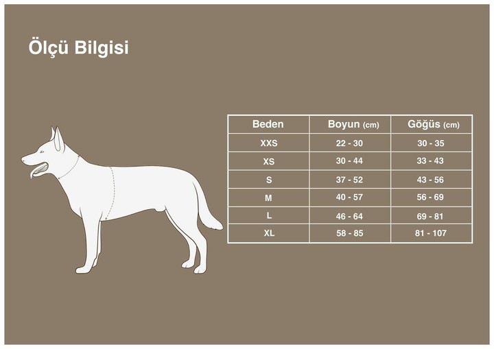 Cordura Kumaşlı, Suya Dayanıklı Siyah Göğüs Tasması