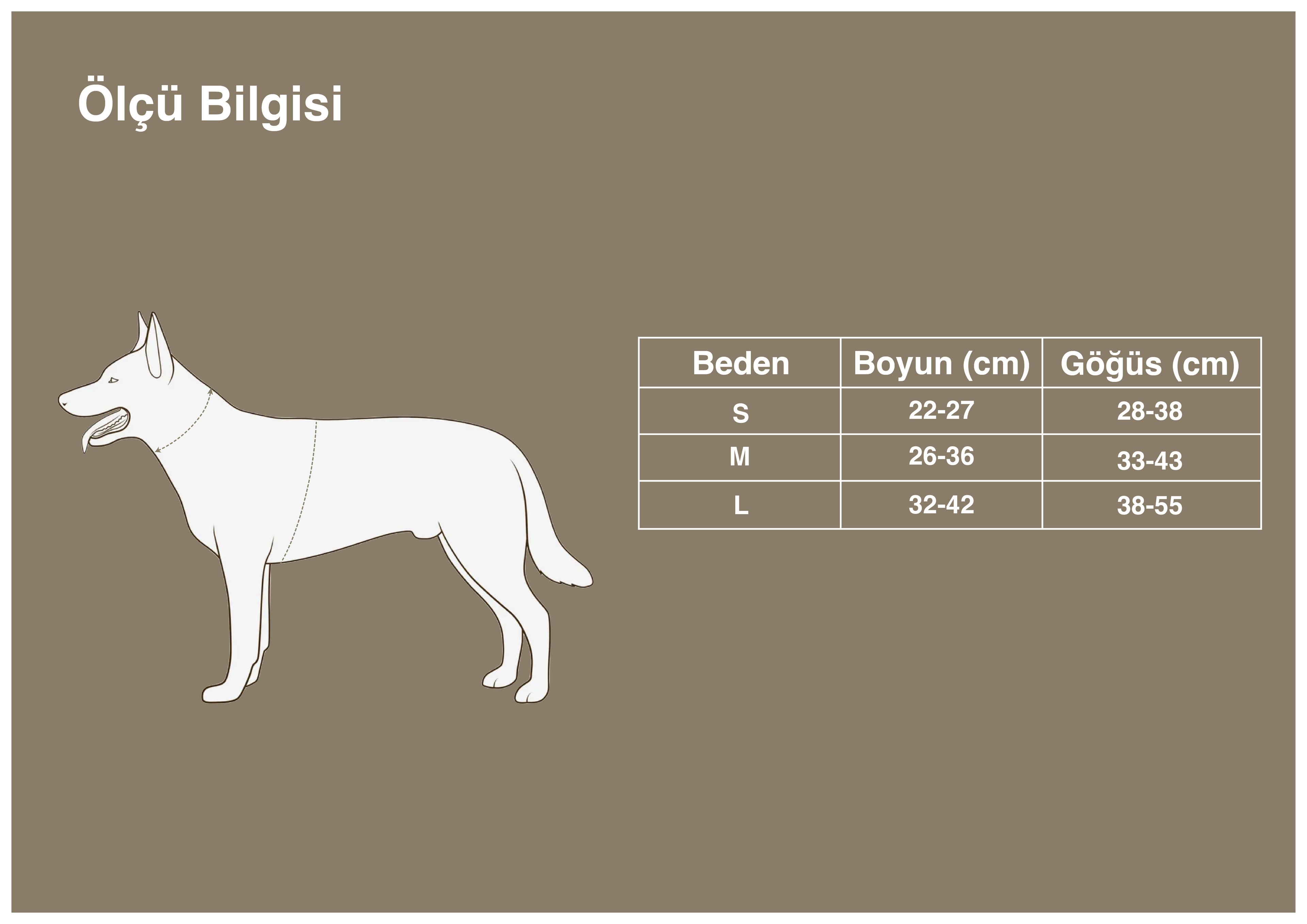 Yünlü Pepper Göğüs Tasması Seti