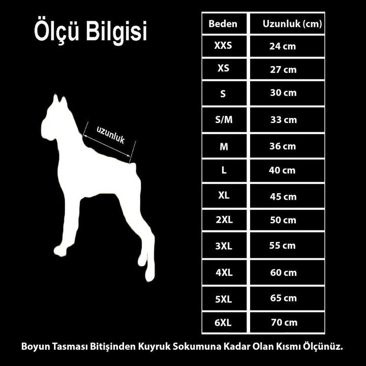 Su Geçirmez, İçi Polarlı, Siyah Köpek Kıyafeti