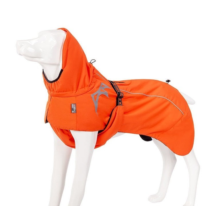 Boyunluklu, Su Geçirmez Turuncu Köpek Kıyafeti