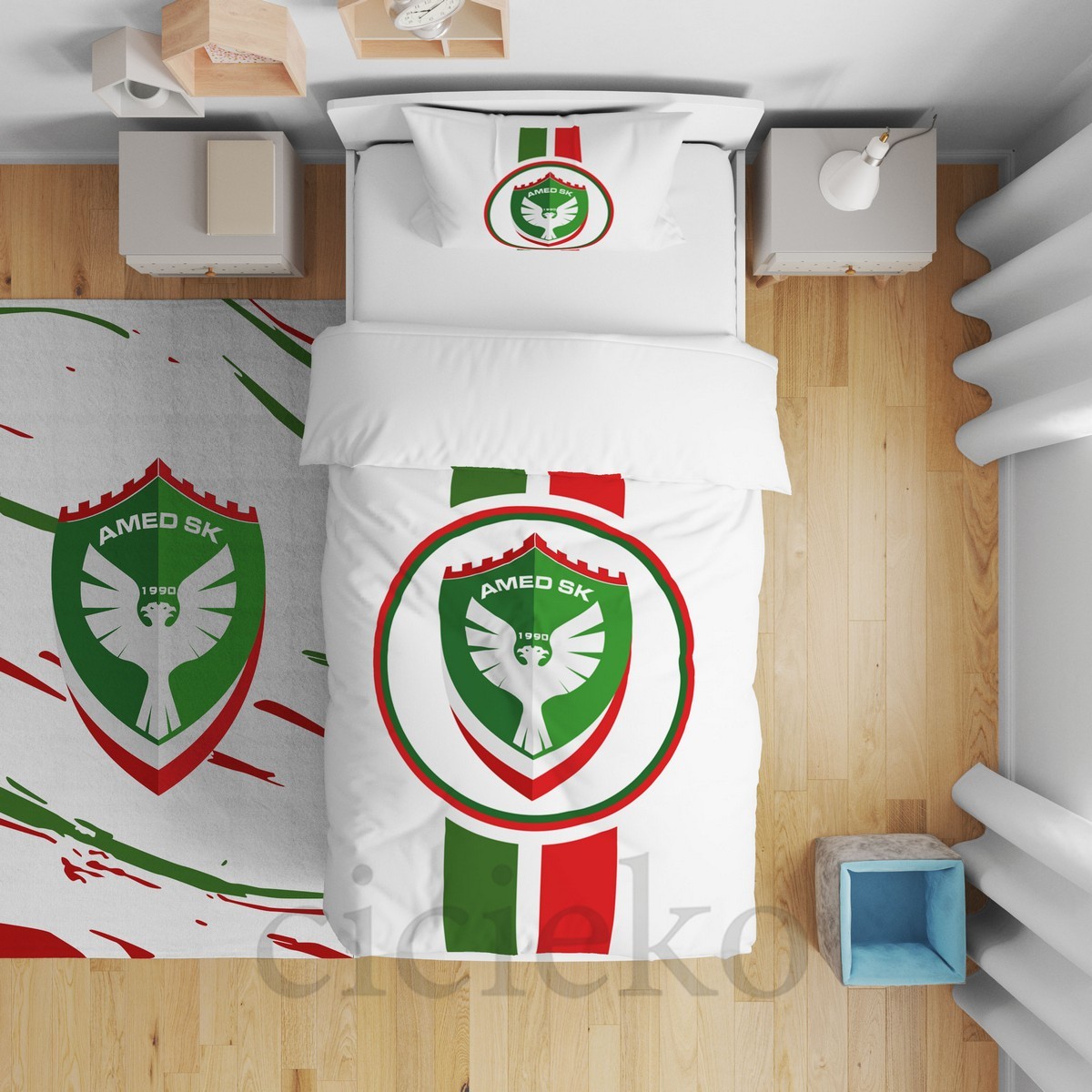 AmedSpor Çocuk Odası Yatak Örtüsü