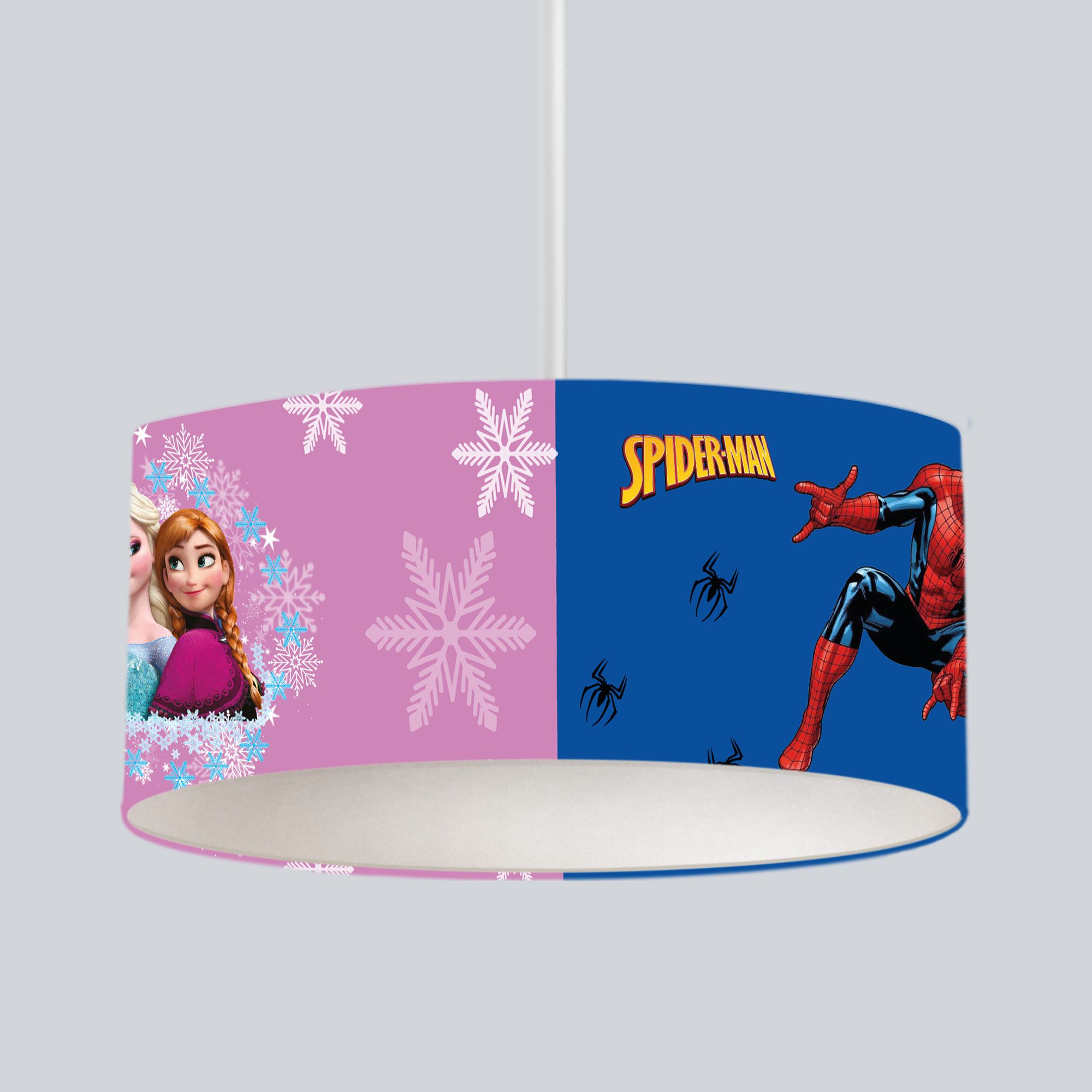Elsa Spiderman Çocuk Odası Avize