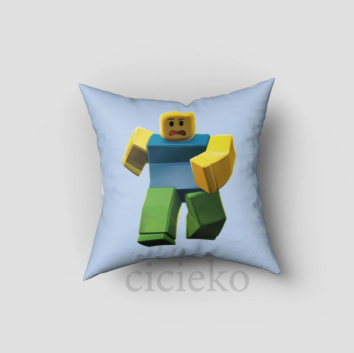 Roblox Karakterleri Şehir Temalı Kırlent Kılıfı