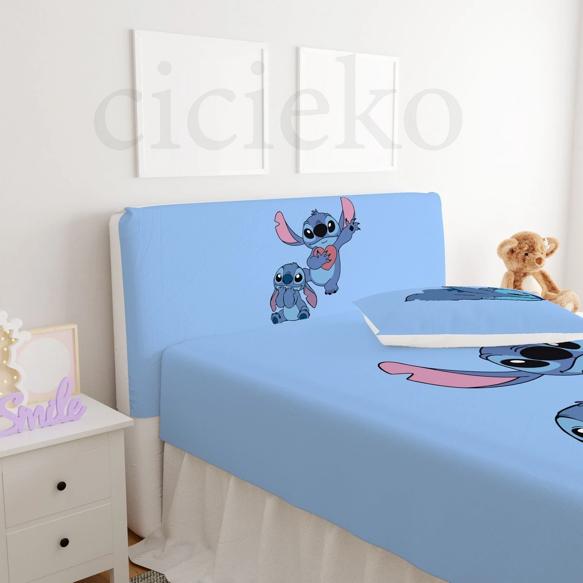 Mavi Stitch Başlık Kılıfı