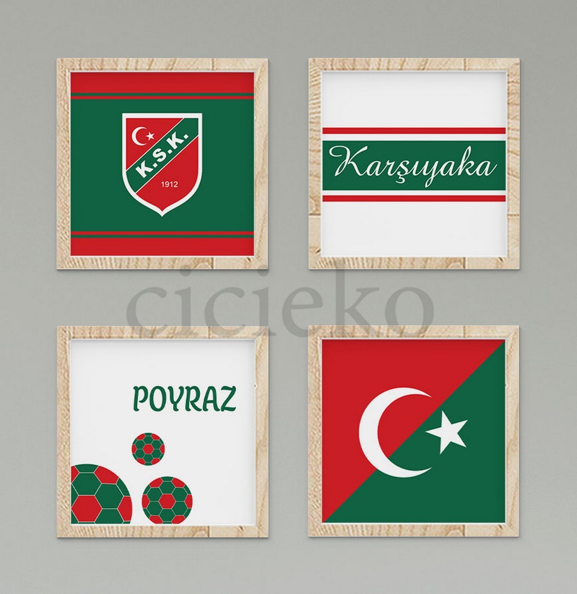 KarşıyakaSpor Duvar Tablo