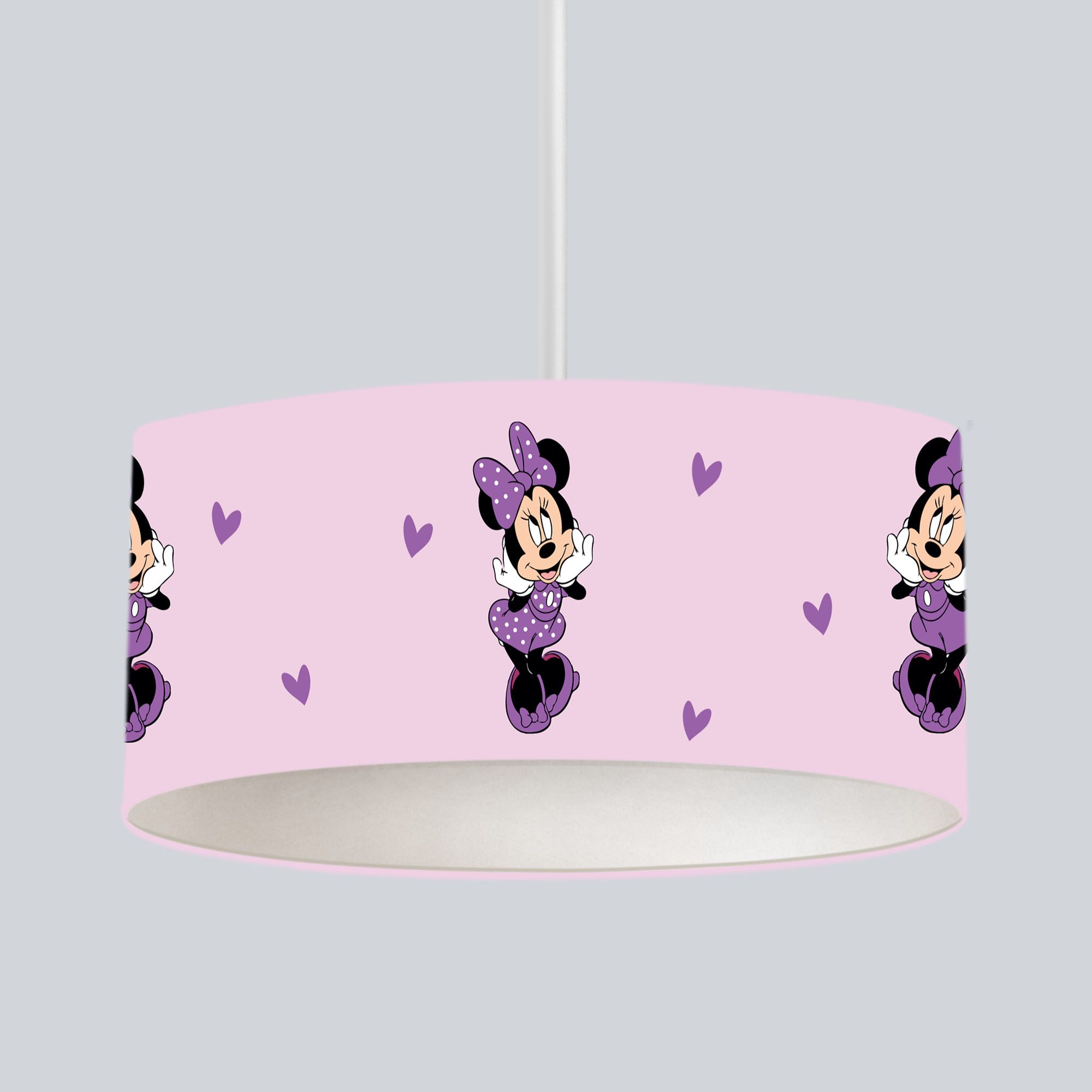 Minnie Mouse Gökkuşağı Çocuk Odası Avize