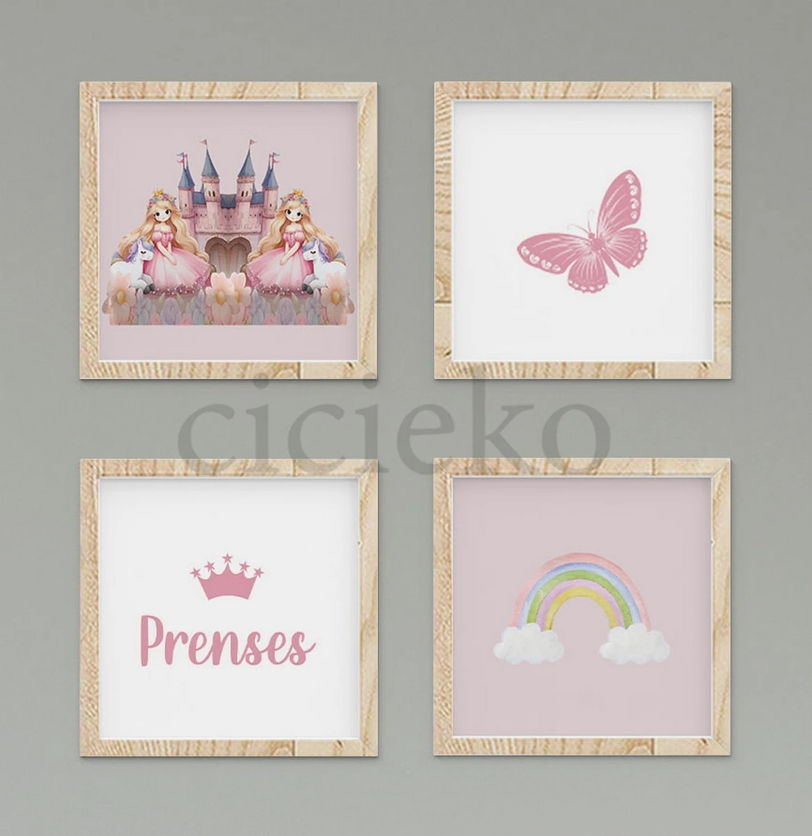 Prenses Şato Duvar Tablo