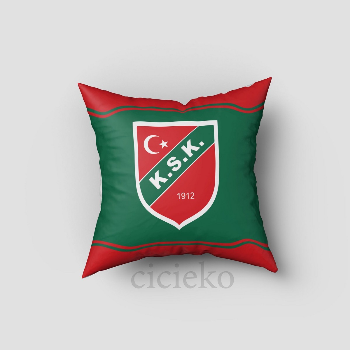 KarşıyakaSpor 5'li Set Halı, Perde, Yatak Örtüsü, Avize, Kırlent Kılıfı