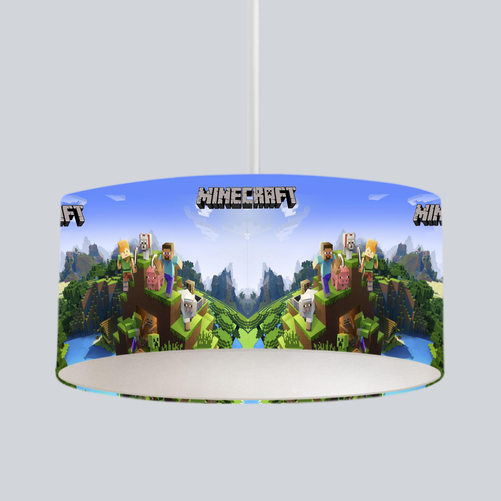 Minecraft Çocuk Odası Avize