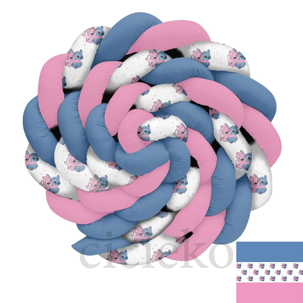 Pembe Stitch Örgü Korumalık